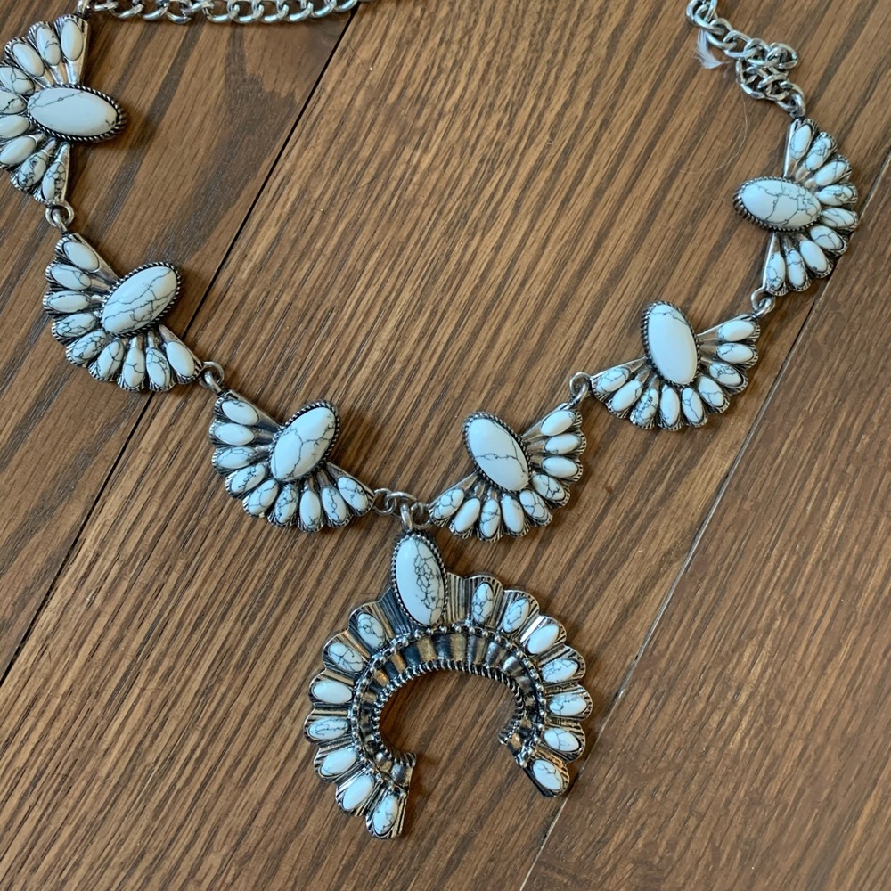 White Marble Necklace